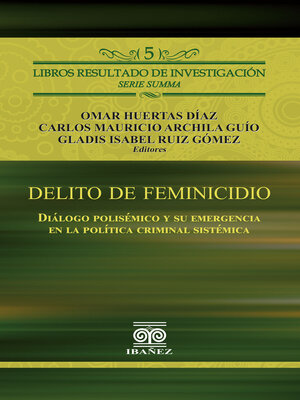 cover image of Delito de feminicidio